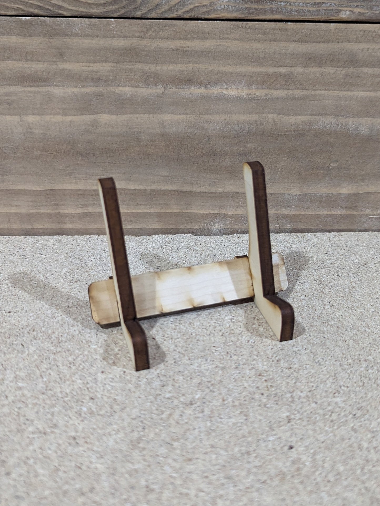 Fall Maple leaves wooden handmade magnet art