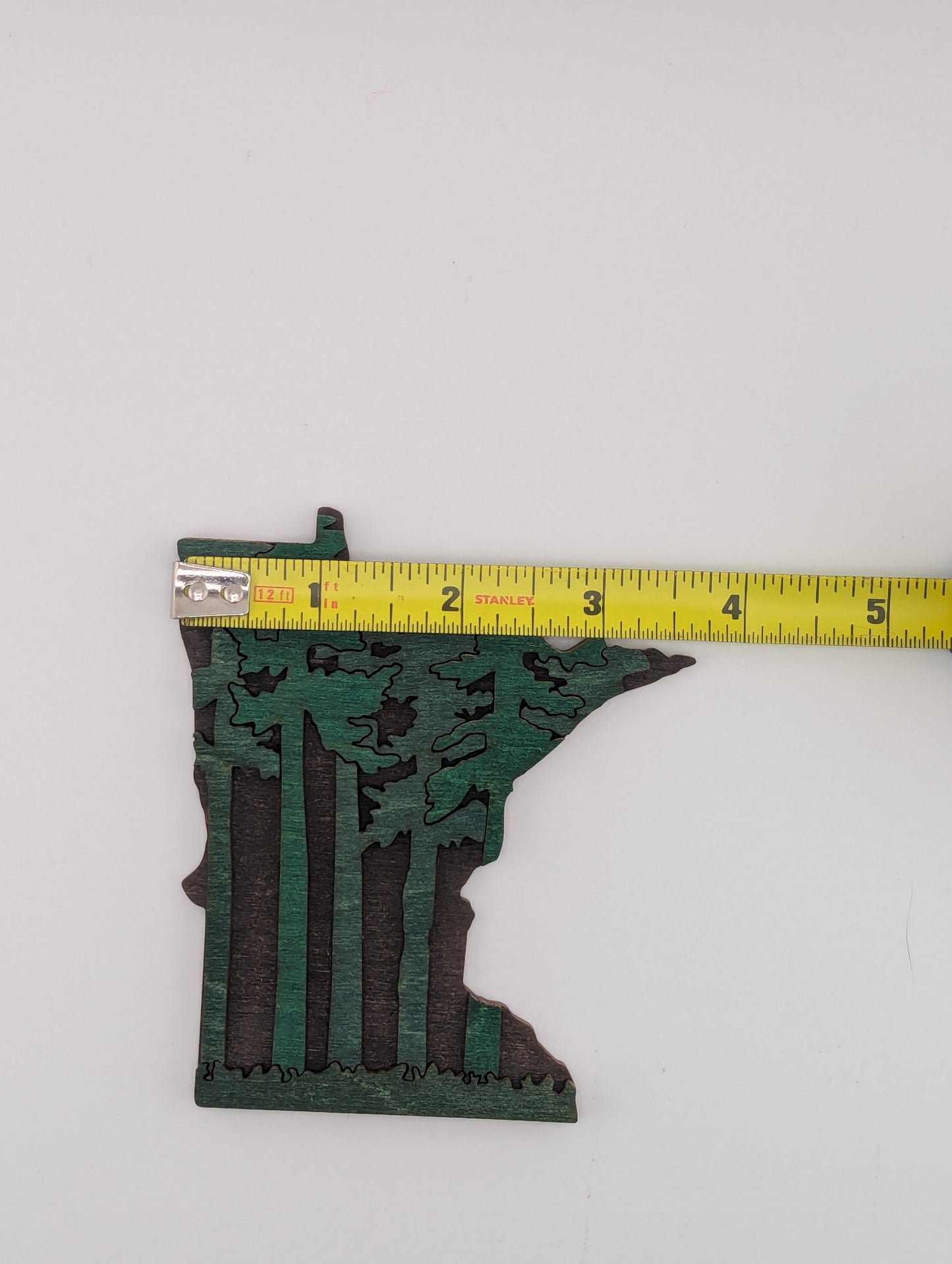 Minnesota Forest 4.25" wood ornament or magnet