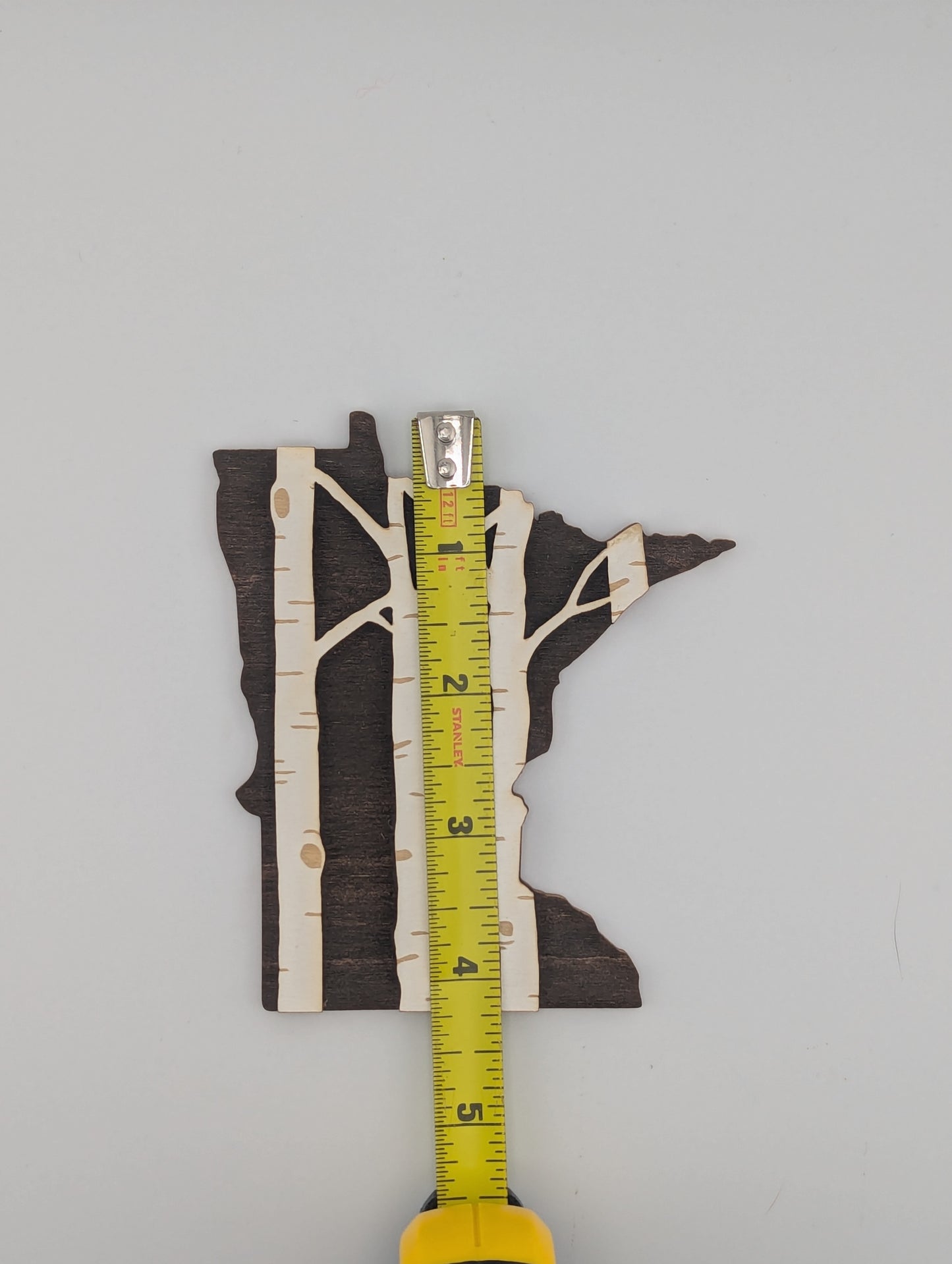 Minnesota Birch Trees 4.25" wood ornament or magnet