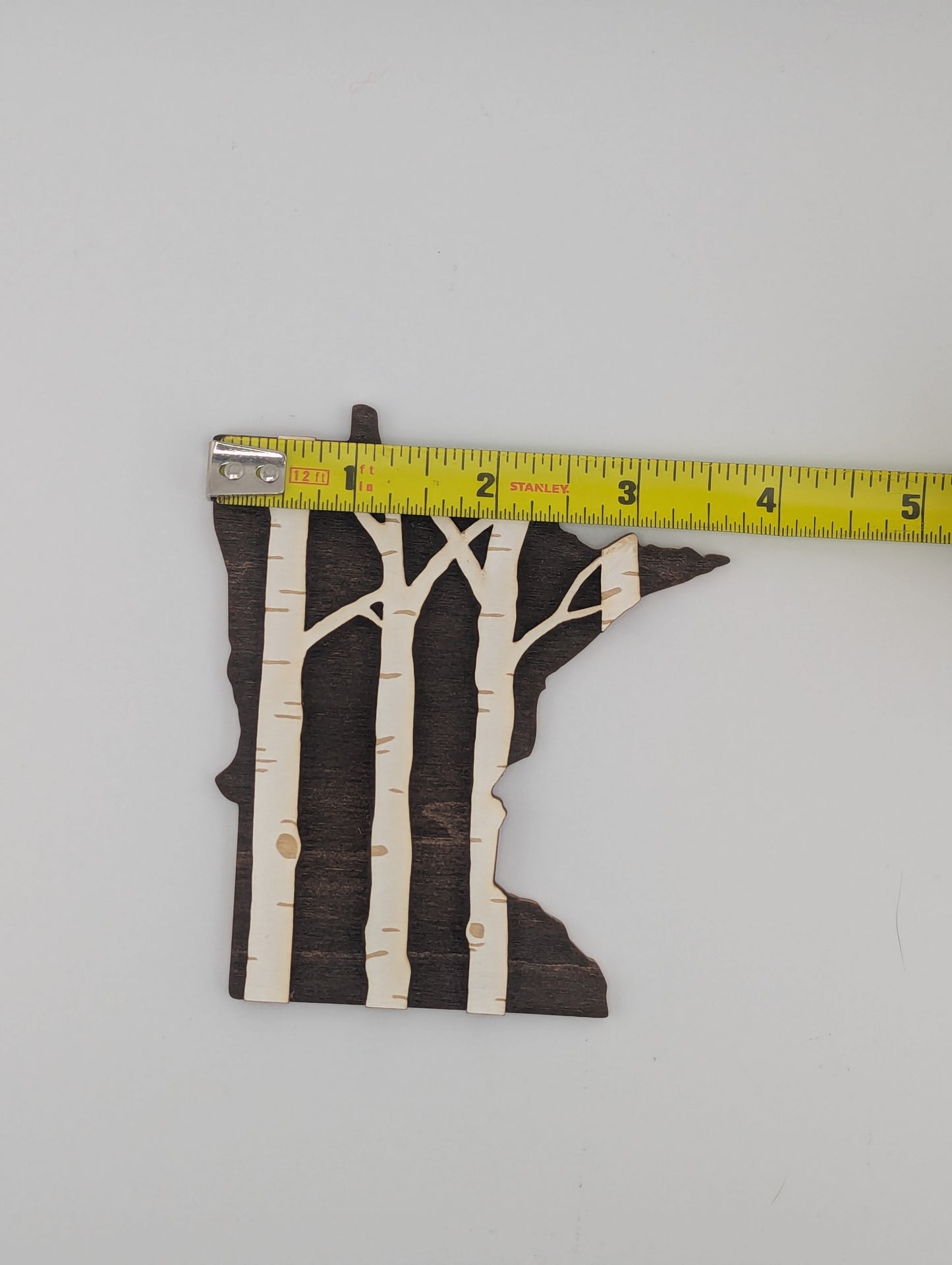 Minnesota Birch Trees 4.25" wood ornament or magnet