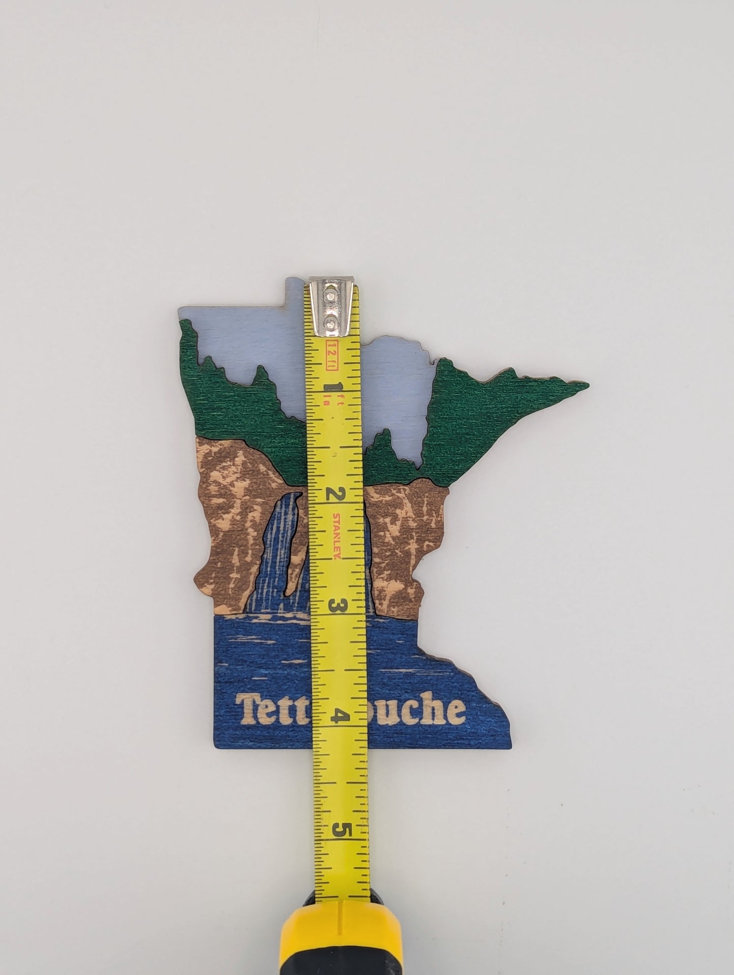 Minnesota Tettegouche 4.25" wood ornament or magnet