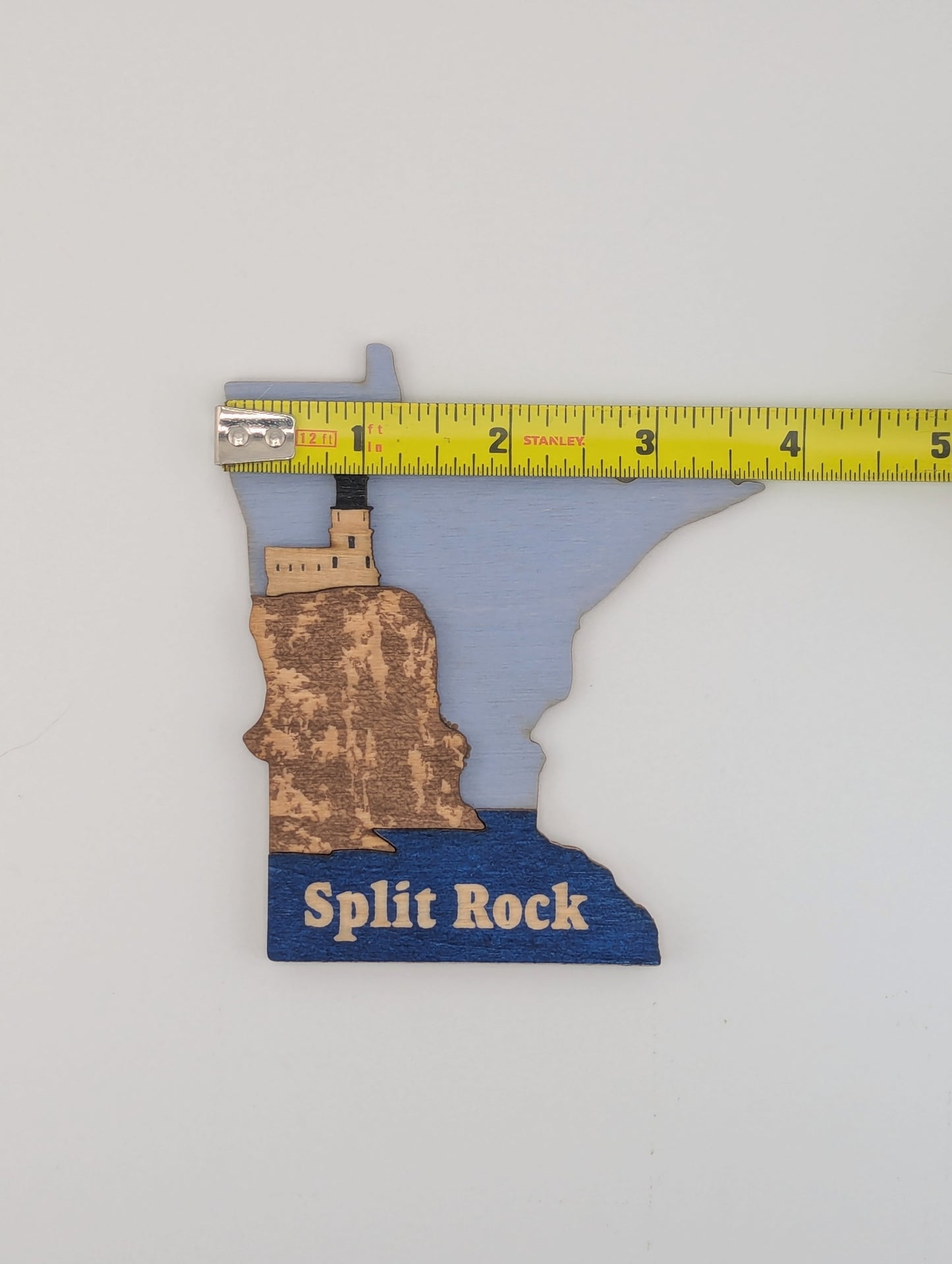 Minnesota Split Rock Lighthouse 4.25" wood ornament or magnet