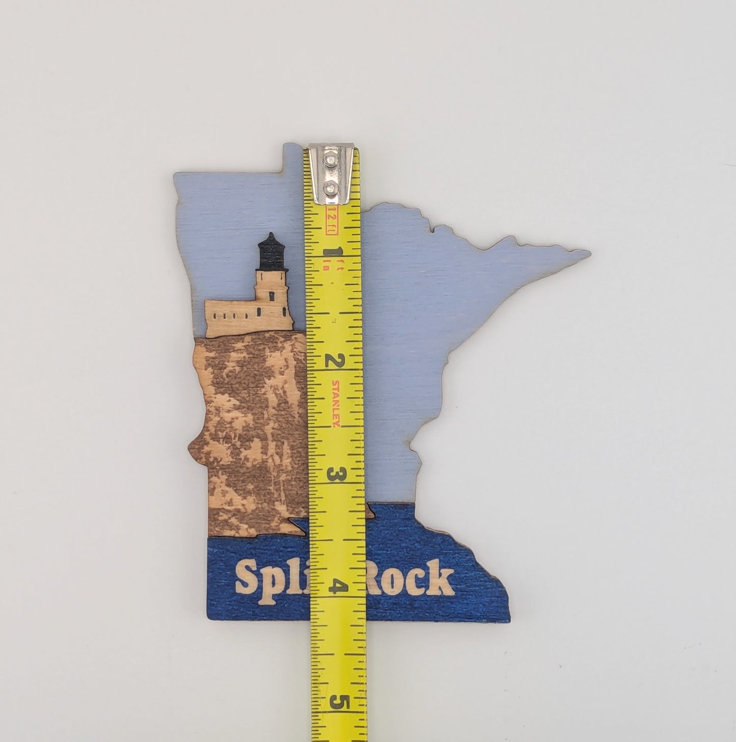 Minnesota Split Rock Lighthouse 4.25" wood ornament or magnet