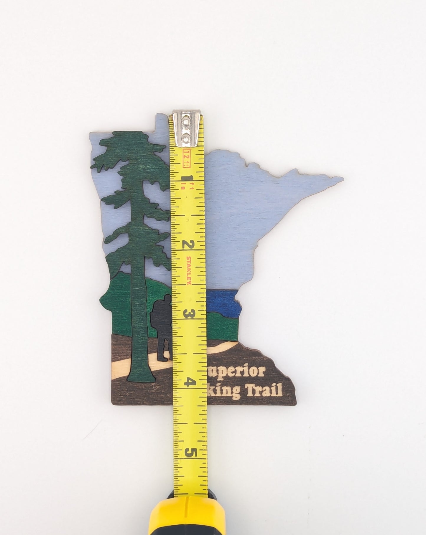 Minnesota Superior Hiking Trail SHT 4.25" wood ornament or magnet