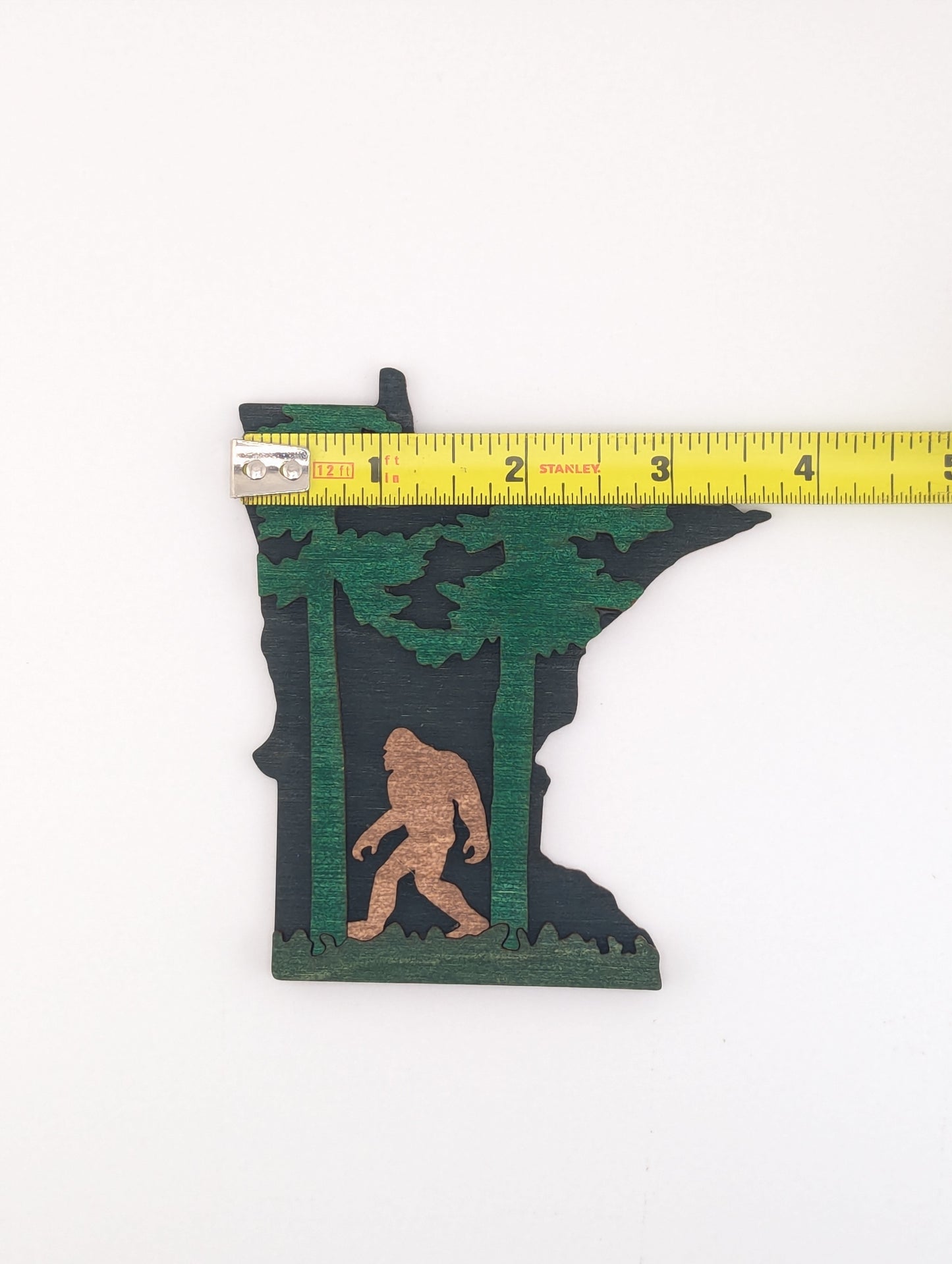 Minnesota Sasquatch 4.25" wood ornament or magnet