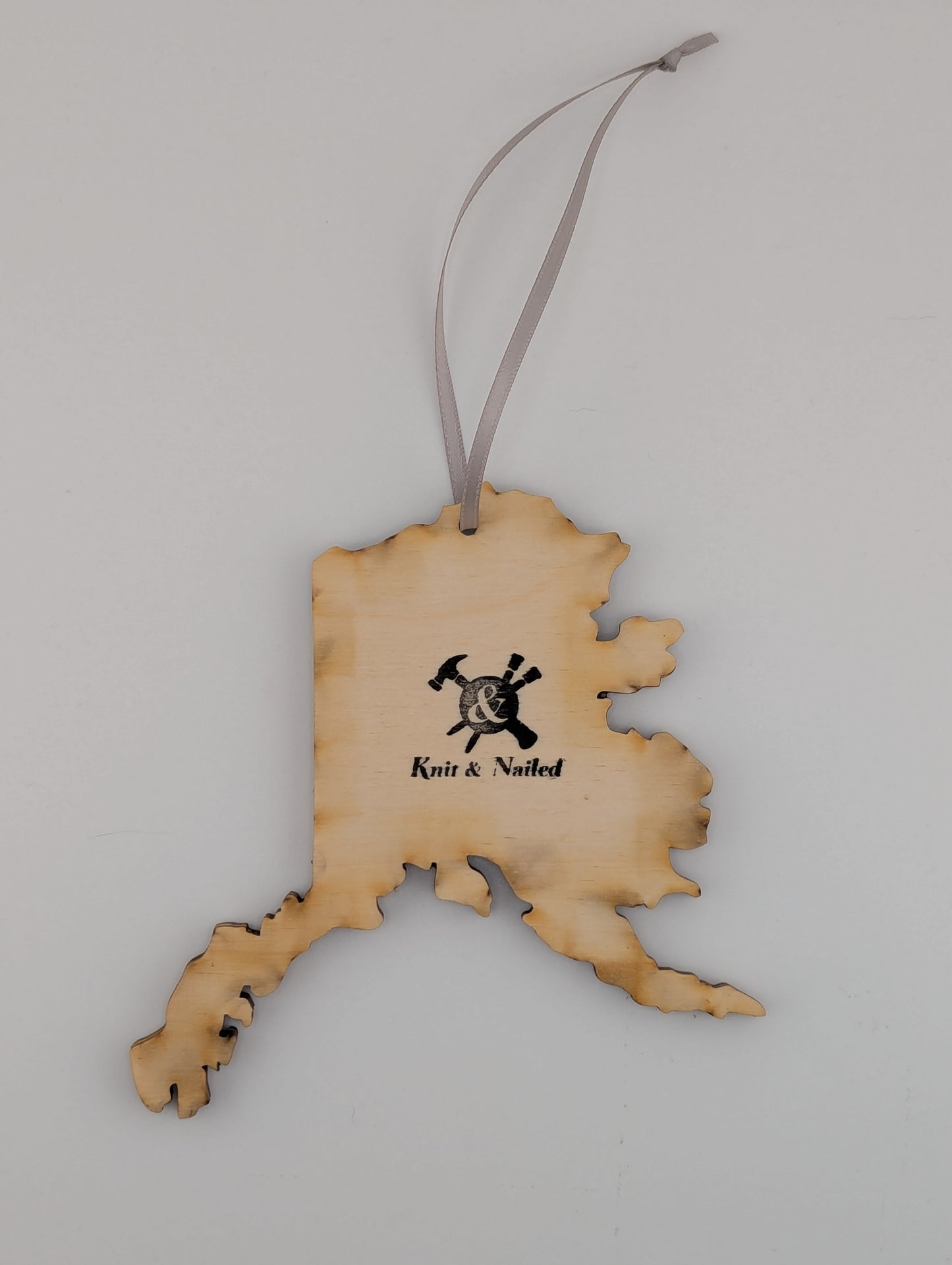Whale Tail Alaksa Handmade Wood Ornament or Magnet