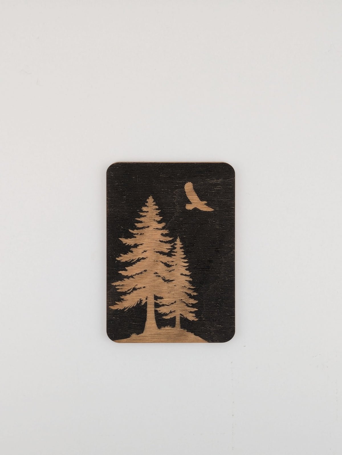 Elegant Tree Etched in Wood