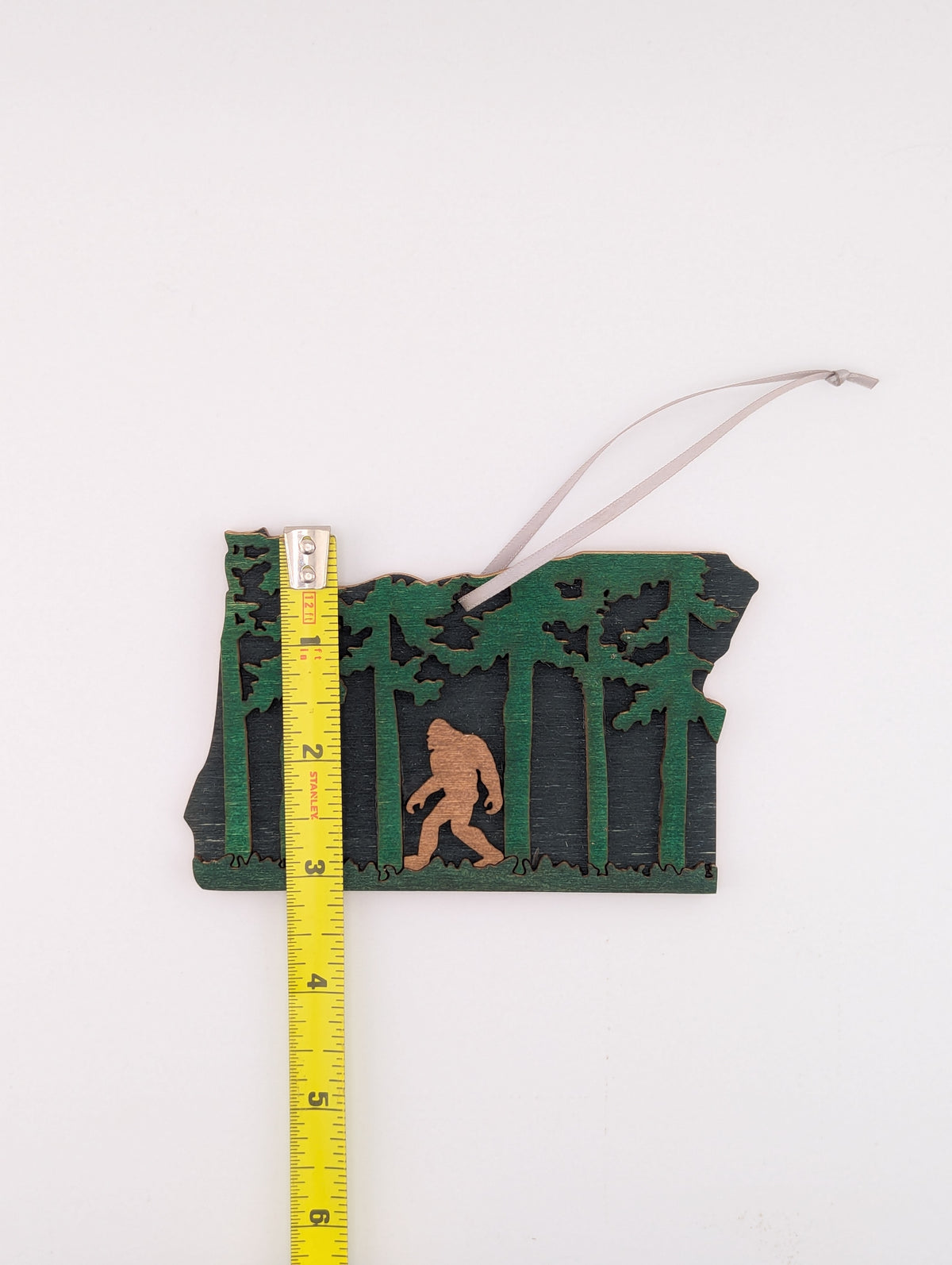 Oregon 5" handmade ornament or magnet. Layered wood art. Multipurpose housewarming, wedding, or Christmas gift.